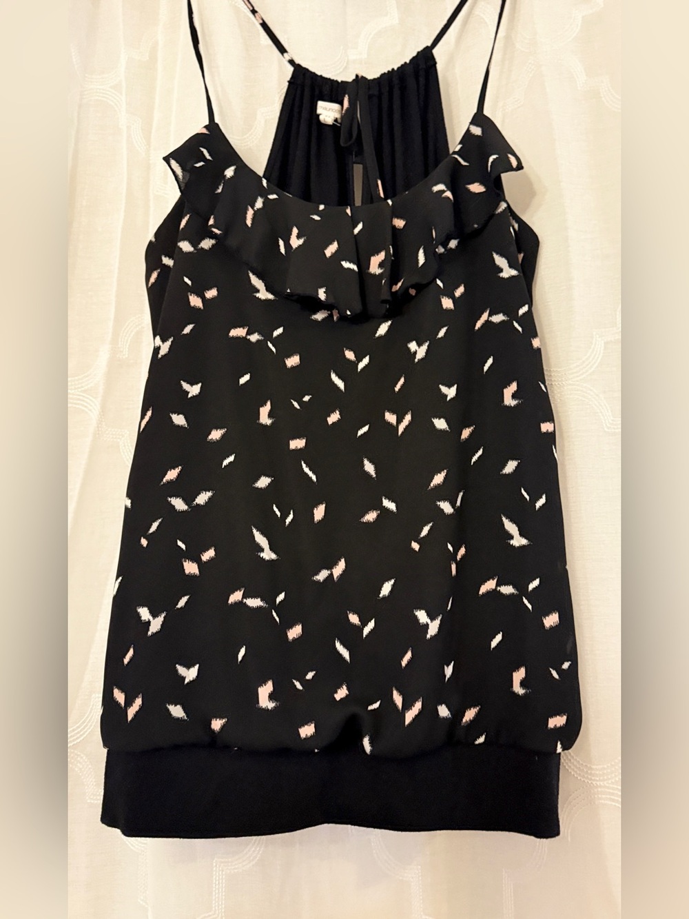 Maurices Black Ruffle Front Cami Tank | Large 🖤✨